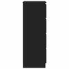 vidaXL خزانة جانبية أسود 60×35×98.5 سم خشب صناعي