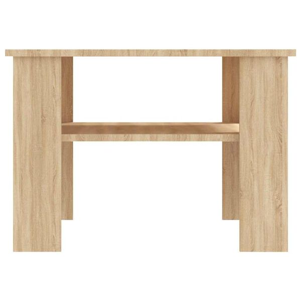 vidaXL طاولة قهوة سونوما اوك 60×60×42 سم خشب صناعي