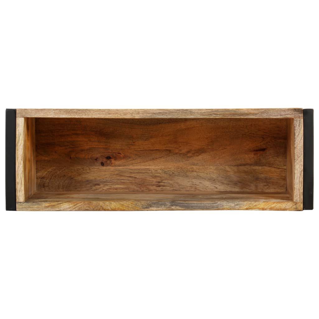 vidaXL حوض زرع 60×20×68 سم خشب مانجو خشن