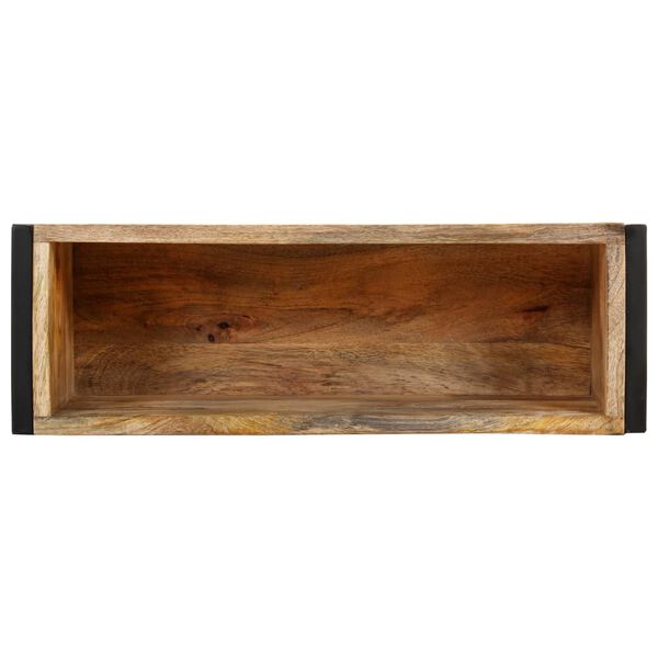 vidaXL حوض زرع 60×20×68 سم خشب مانجو خشن