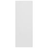 vidaXL طاولة كونسول أبيض 105×30×80 سم خشب صناعي