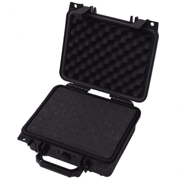 vidaXL حقيبة واقية أسود 27×24.6×12.4 سم
