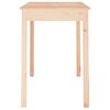 vidaXL طاولة طعام 75x55x110 سم خشب صنوبر صلب