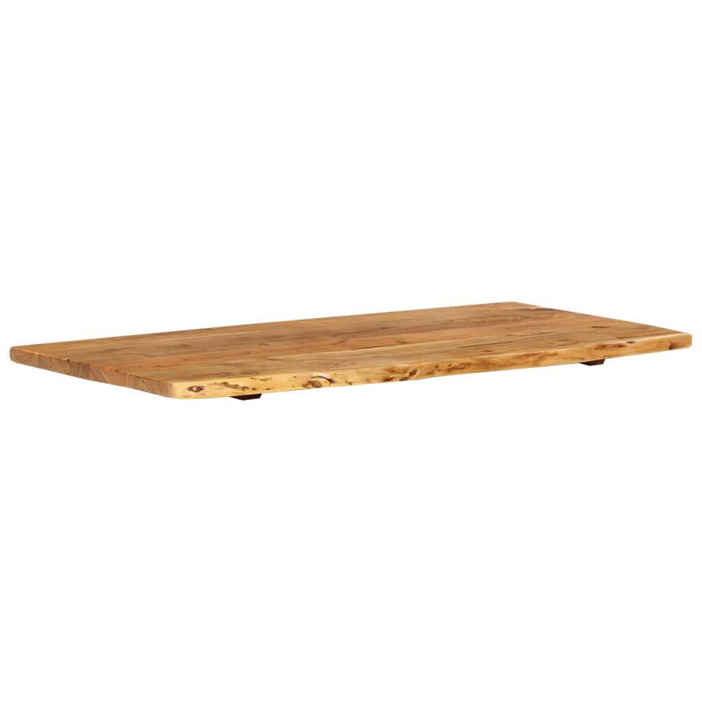 vidaXL سطح حوض غسيل الحمام خشب أكاسيا صلب 100×55×2.5 سم