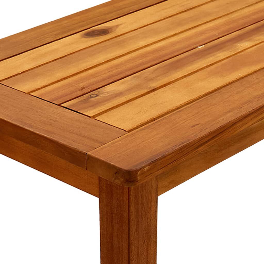 vidaXL طاولة كونسول للحديقة 80×35×75 سم خشب أكاسيا صلب