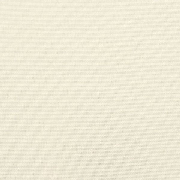 vidaXL وسائد مقعد حديقة طويل 2 ق لون كريمي 100×50×7 سم قماش أكسفورد