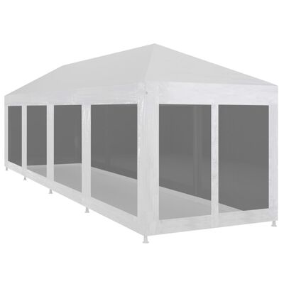 vidaXL خيمة حفلات مع 10 جدران جانبية شبكية 12×3 م
