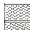 حوض تعريشة زراعي مرتفع مع 3 أصائص 130x30x83 سم بولي روطان رمادي