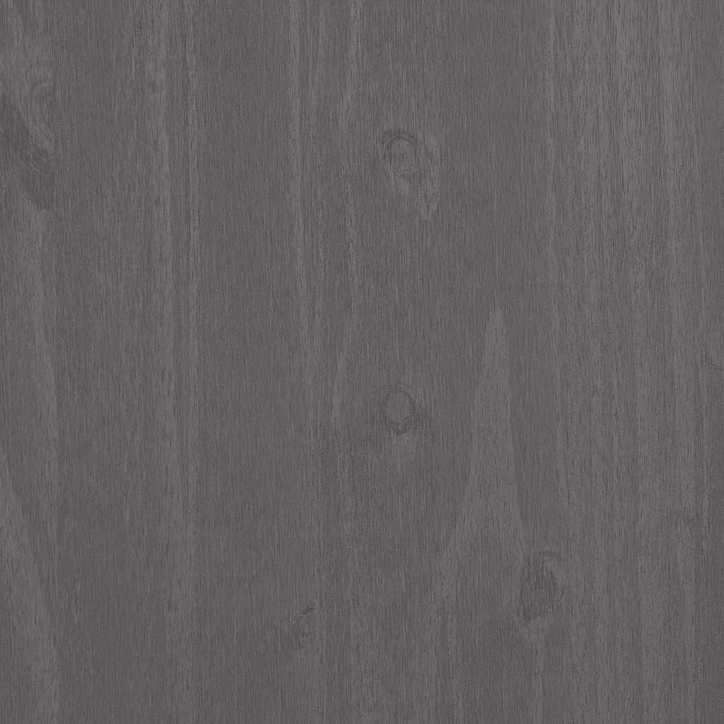 vidaXL طاولة قهوة رمادي فاتح 100×55×35 سم خشب صنوبر صلب