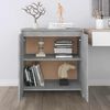 vidaXL خزانة جانبية رمادي أسمنتي 70&times;41&times;75 سم خشب صناعي