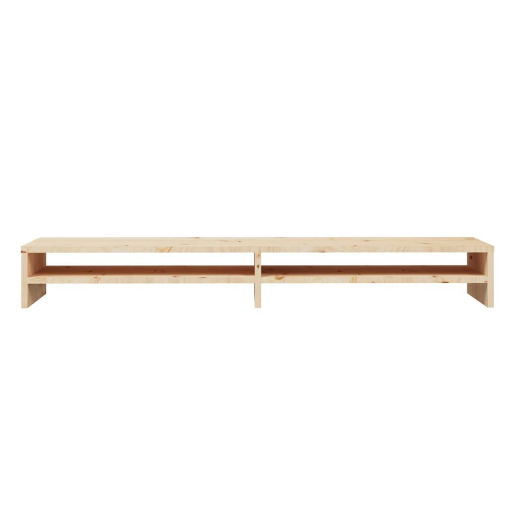 vidaXL حامل شاشة 13x24x100 سم خشب صنوبر صلب