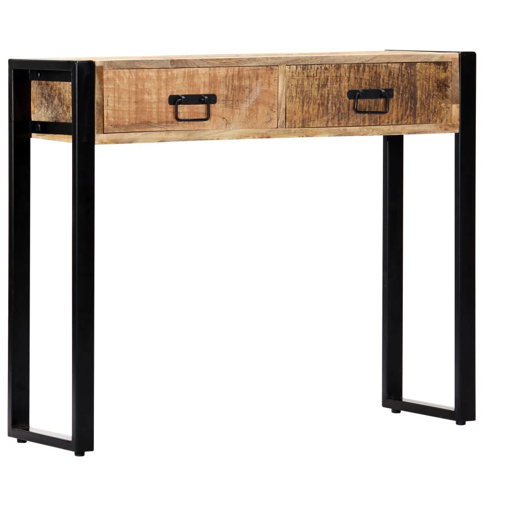 طاولة كونسول 75x30x90 سم خشب مانجو مصمت vidaXL