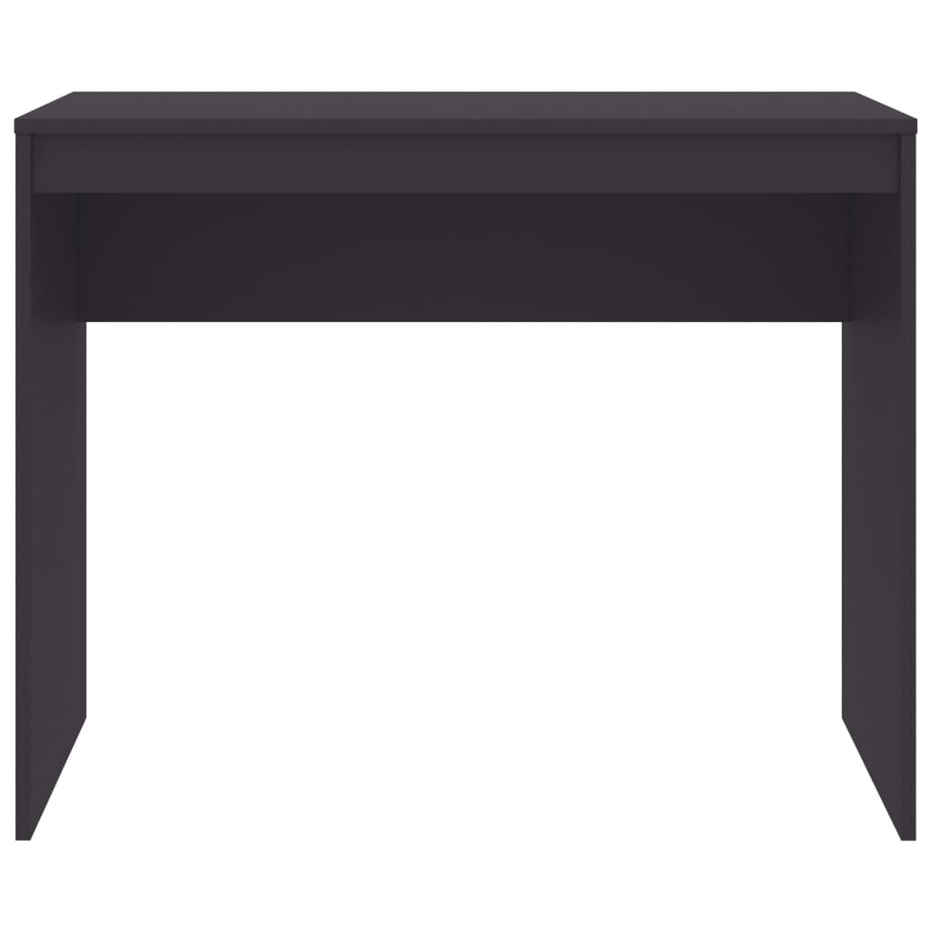 vidaXL مكتب رمادي 90×40×72 سم خشب مضغوط