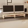vidaXL حامل شاشة 13x24x100 سم خشب صنوبر صلب