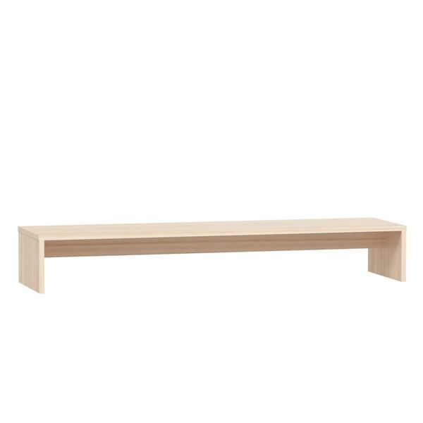 vidaXL حامل شاشة 15x27x100 سم خشب صنوبر صلب