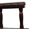 vidaXL كرسي مكتب دوار بني 62×50×(96-104) سم