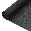 vidaXL شبكة خصوصية أسود 1×10 م HDPE وزن 75 جم/م²
