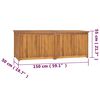 vidaXL صندوق حديقة 150×50×55 سم خشب ساج صلب
