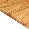 vidaXL سطح حوض غسيل الحمام خشب أكاسيا صلب 80×55×2.5