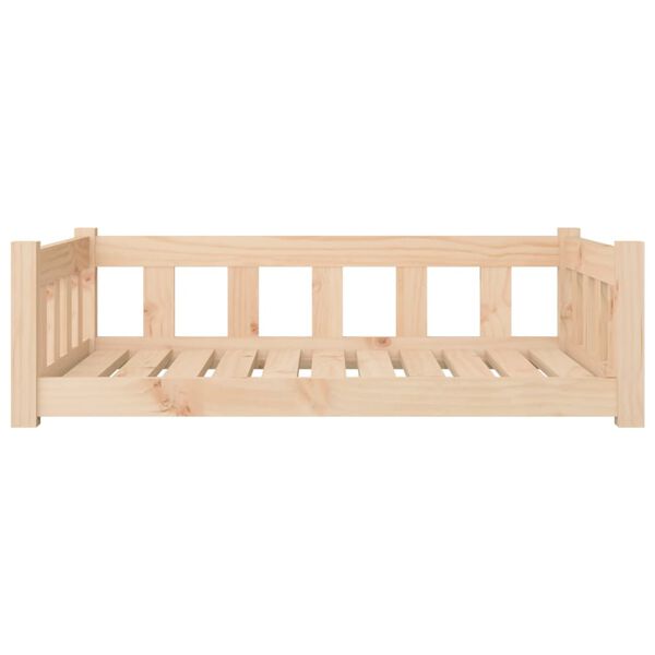 vidaXL سرير كلب 28x65,5x95,5 سم خشب صنوبر صلب