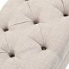 vidaXL مقعد تخزين خشب صلب وفولاذ 111×34×37 سم