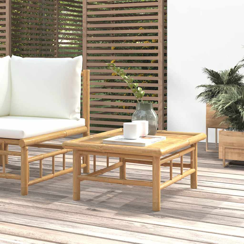 vidaXL طاولة حديقة 30x65x55 سم خيزران