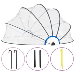 vidaXL قبة حمام سباحة 440×220 سم