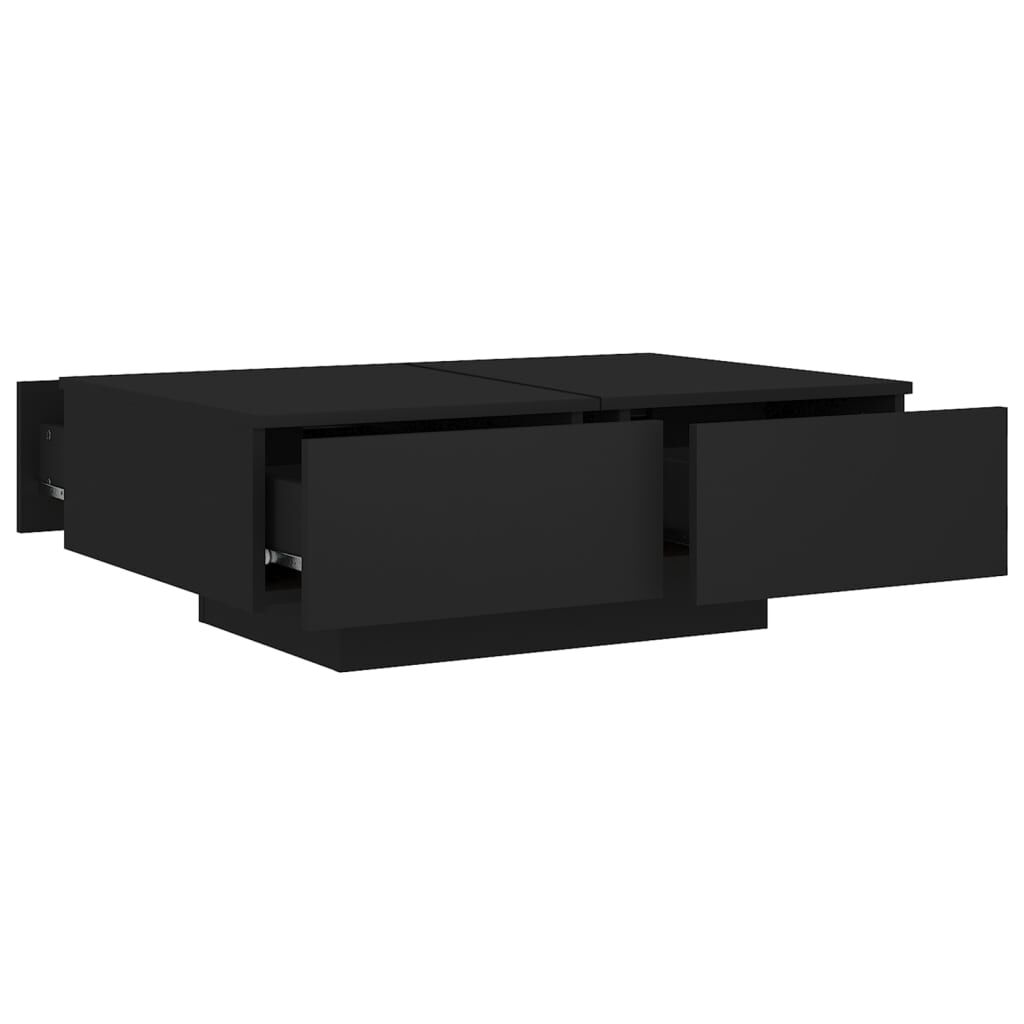 vidaXL طاولة قهوة لون أسود 31x60x90 سم خشب صناعي