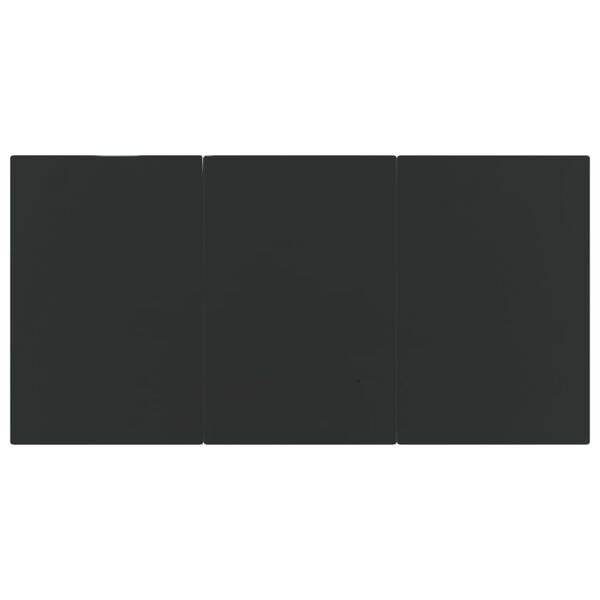 vidaXL عدد 5 قطع طقم سفرة حديقة بولي روطان