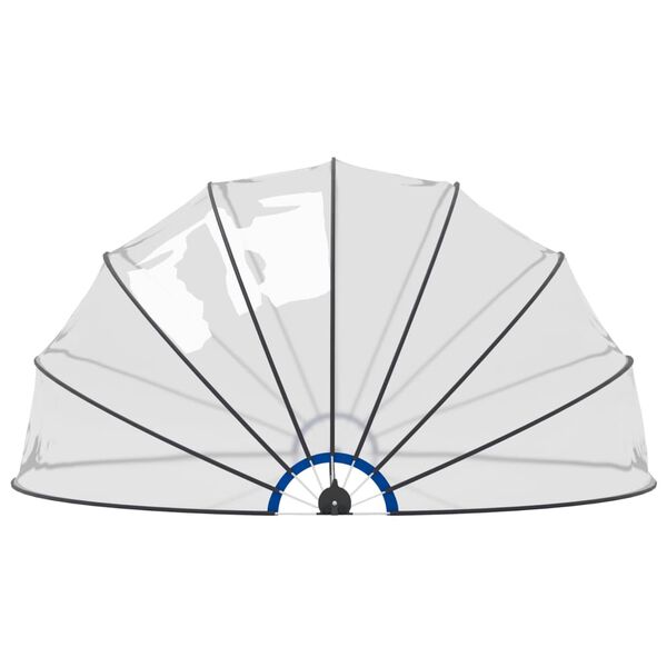 vidaXL قبة حمام سباحة 550&times;275 سم