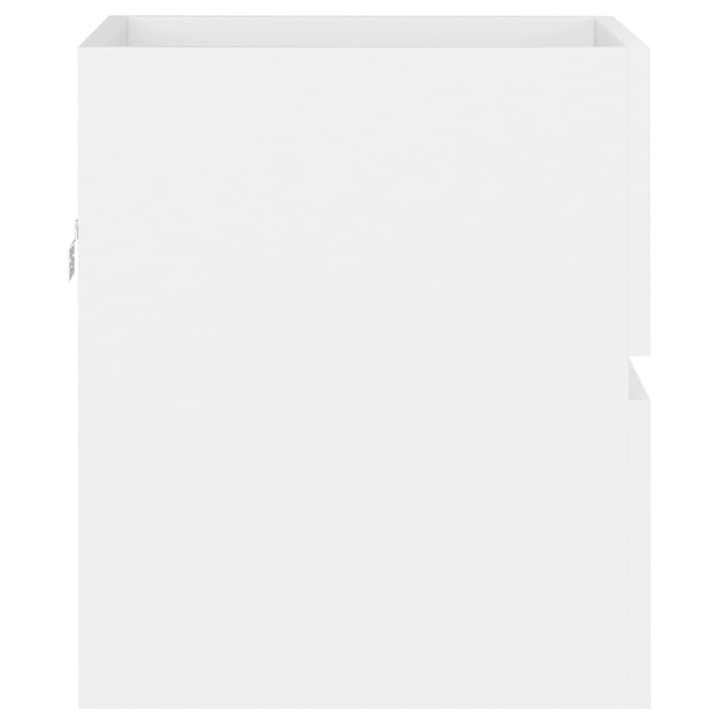 vidaXL خزانة حوض أبيض 41×38.5×45 سم خشب صناعي