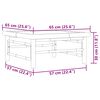 vidaXL طاولة حديقة 30x65x65 سم خيزران