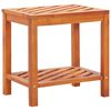 vidaXL طاولة جانبية خشب أكاسيا صلب 45&times;33&times;45 سم