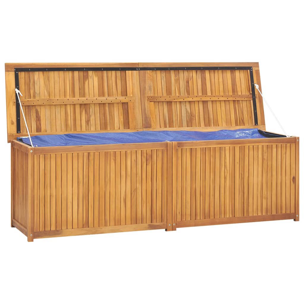 vidaXL صندوق حديقة 175×50×55 سم خشب ساج صلب