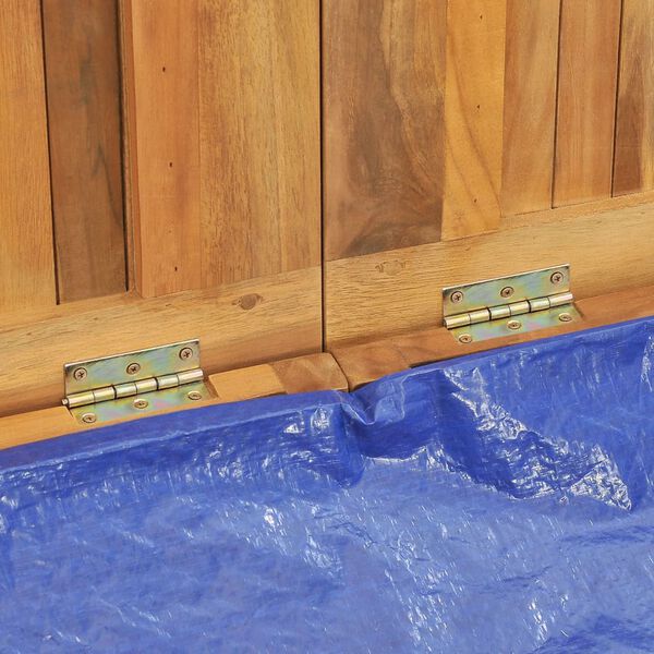 vidaXL صندوق حديقة 175×50×55 سم خشب ساج صلب