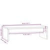 vidaXL حامل شاشة 15x27x50 سم خشب صنوبر صلب