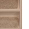 vidaXL سلم كلب قابل للطي بني 62×40×49.5 سم