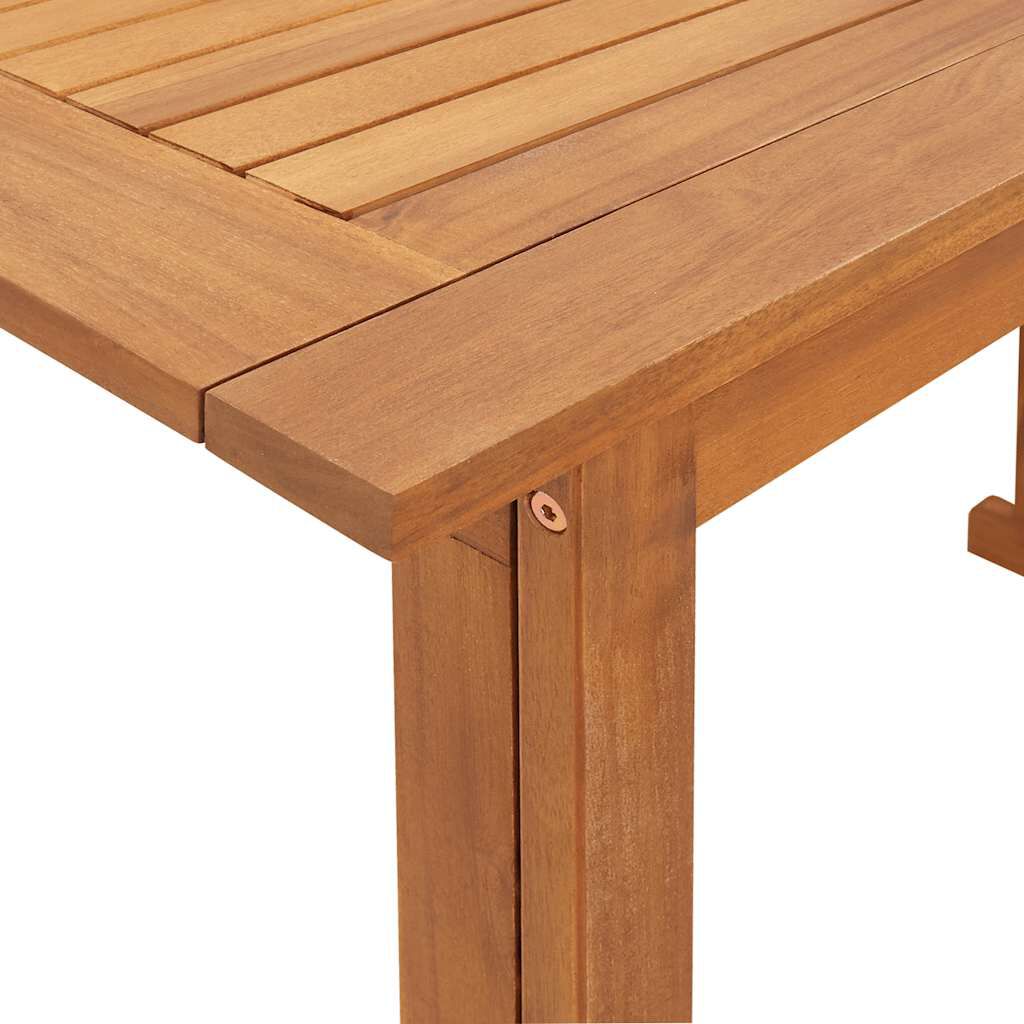 vidaXL طاولة بيسترو 90×50×75 سم خشب سنط صلب