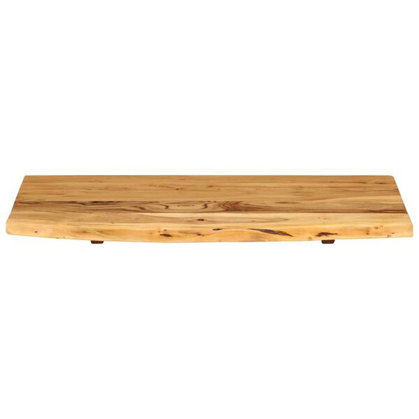 vidaXL سطح حوض غسيل الحمام خشب أكاسيا صلب 80×55×2.5