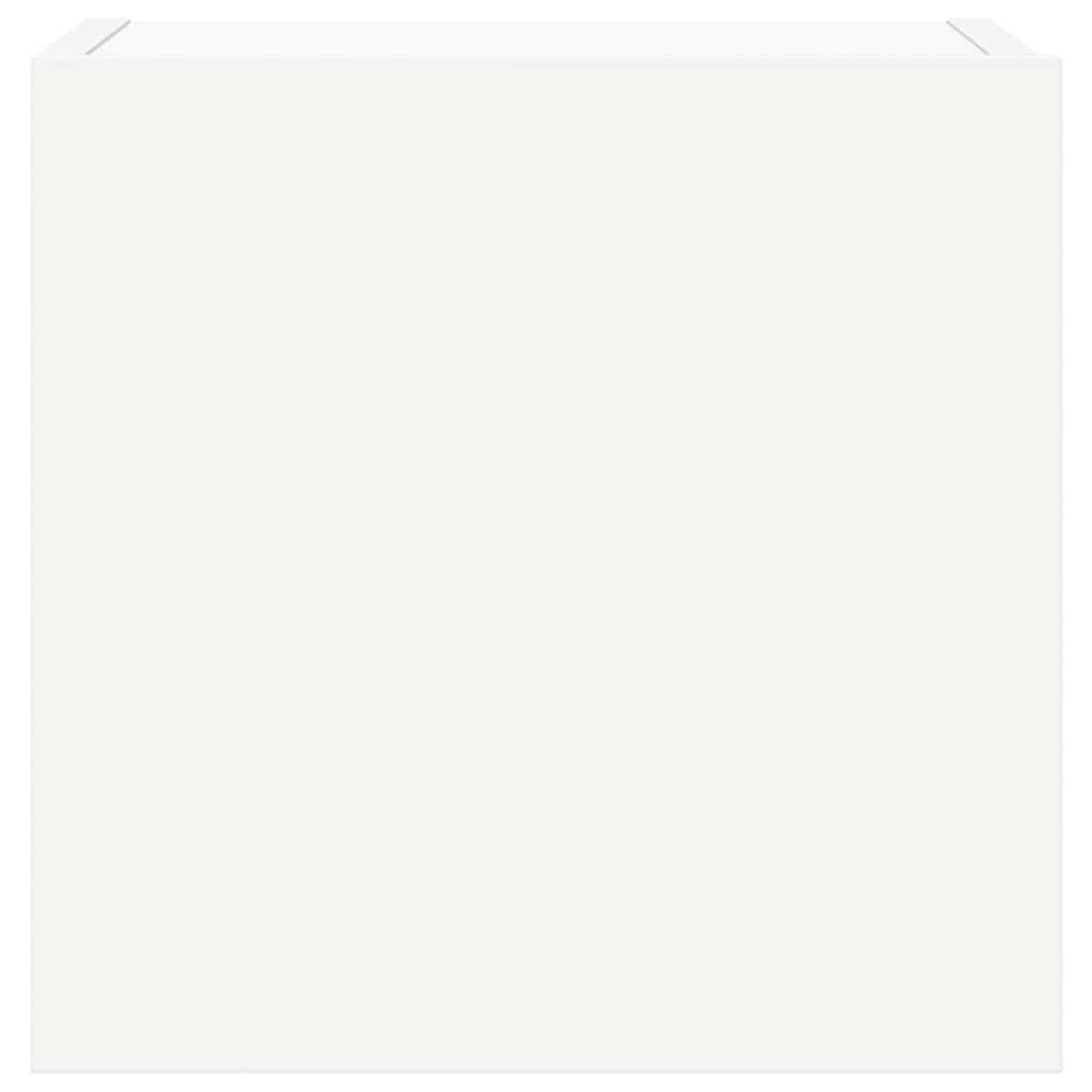 vidaXL طقم خزانة تلفزيون 8ق أبيض خشب صناعي