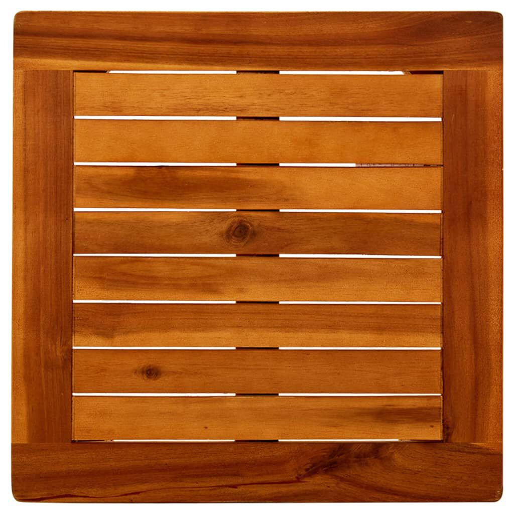 vidaXL طاولة قهوة للحديقة 45×45×36 سم خشب أكاسيا صلب