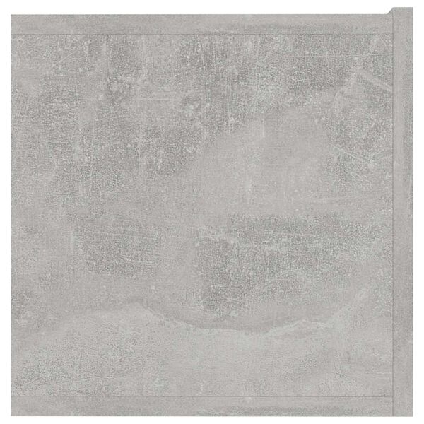 vidaXL خزانة تلفزيون رمادي أسمنتي 80×30×30 سم خشب صناعي