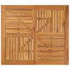 vidaXL طاولة حديقة 85×85×75 سم خشب أكاسيا صلب