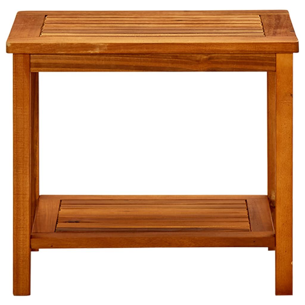 vidaXL طاولة قهوة 50×35×45 سم خشب أكاسيا صلب