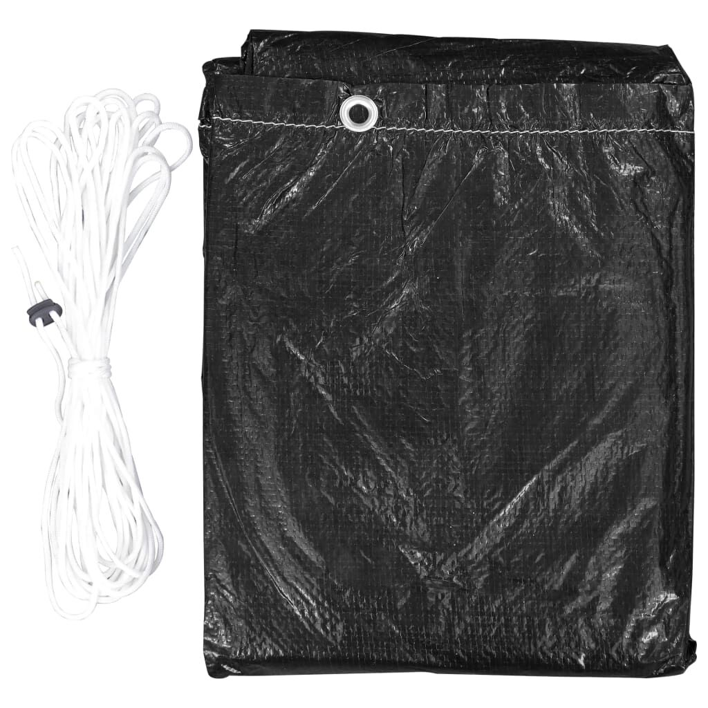 vidaXL غطاء أثاث حديقة بـ 12 فتحة 205×325×90 سم