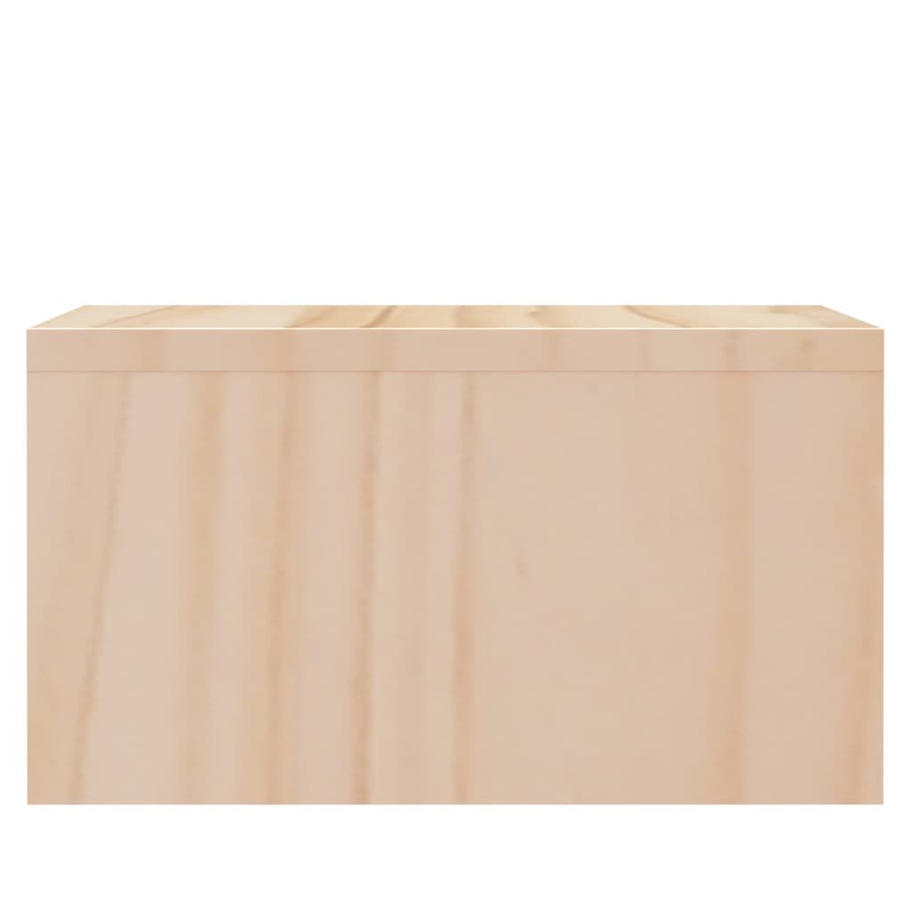 vidaXL حامل شاشة 15x27x50 سم خشب صنوبر صلب