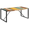 vidaXL طاولة طعام 175×90×76 سم خشب صلب مستصلح
