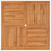 vidaXL طاولة سفرة حديقة 75x110x110 سم خشب ساج صلب