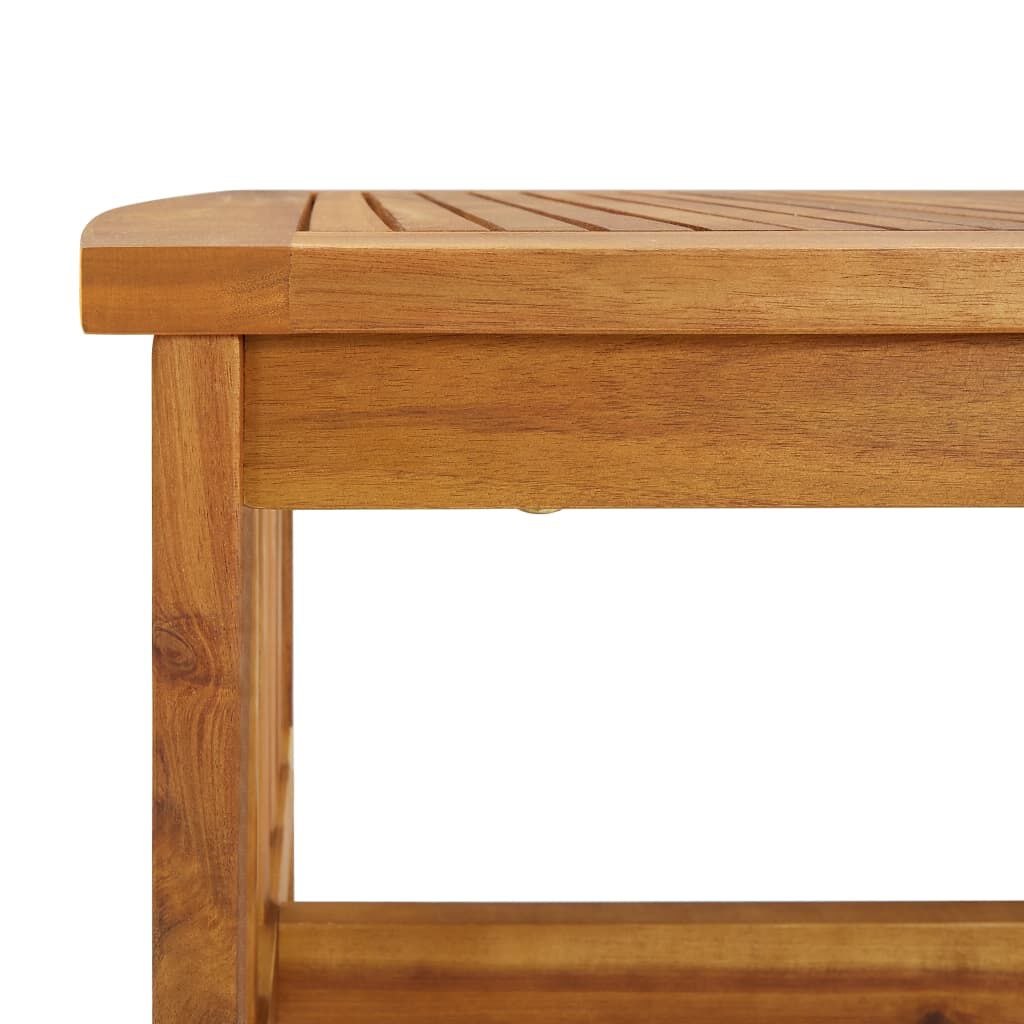 vidaXL طاولة قهوة 102×50×43 سم خشب أكاسيا صلب
