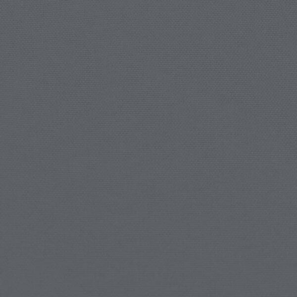 vidaXL أرجوحة مقعد طويل للحديقة مع مظلة لون رمادي داكن فولاذ